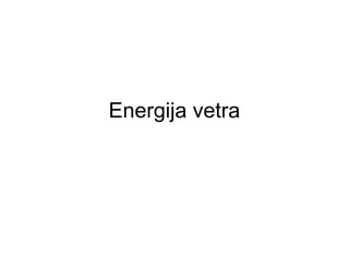 Energija vetra