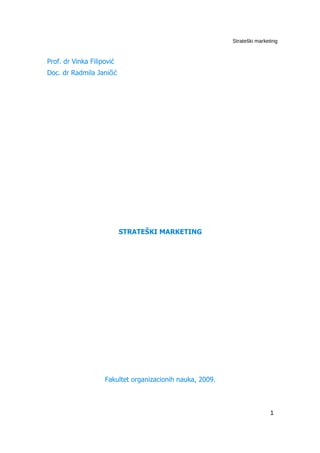 Strateški marketing