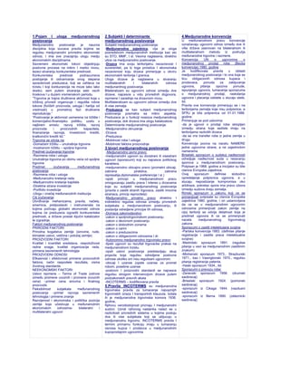 Mejdunarodno Poslovanje