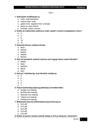 Skripta za pripremu prijemnog ispita (Infostud)