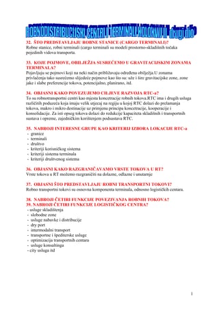 Robno distribucijski centri i terminali