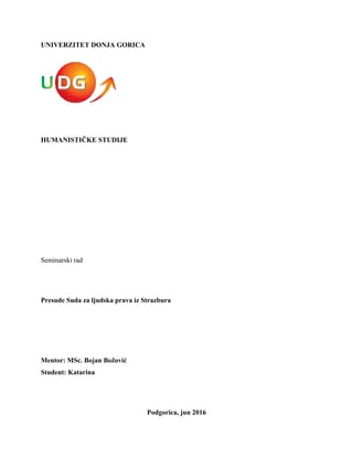 Presude suda u Strazburu