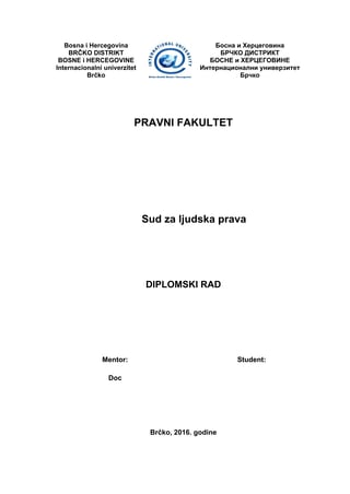 Sud za ljudska prava