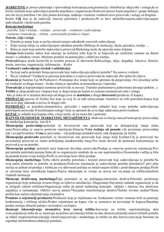 Marketing menadzment