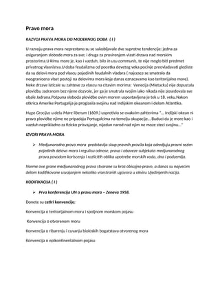 Pravo mora