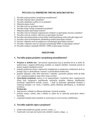 Pitanja iz finansija