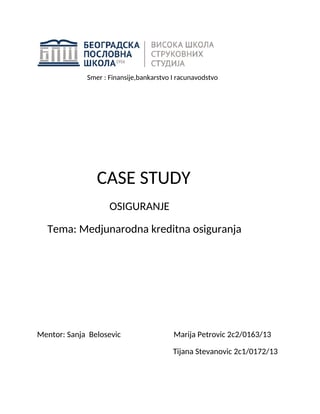 Medjunarodna kreditna osiguranja