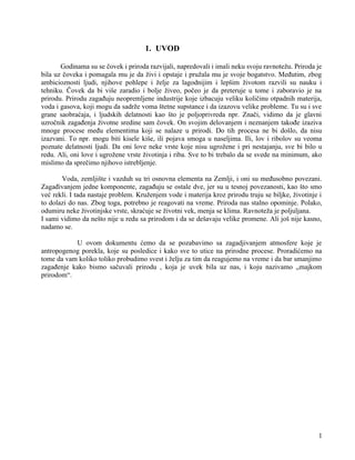 Antropogene promene sastava atmosfere i njihov uticaj na prirodne procese