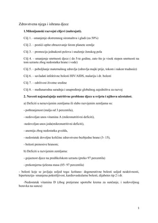 Zdravstvena nega i ishrana