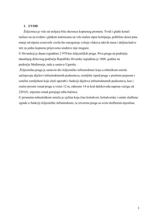 Zeljeznička pruga kao čimbenik sigurnosti željezničkog prometa