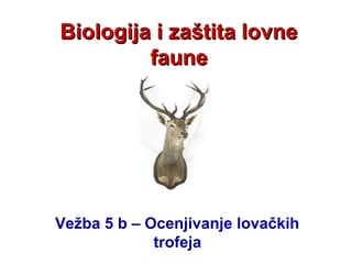 Ocenjivanje lovačkih trofeja