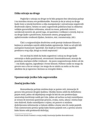 Etika uticaja na druge