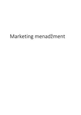 Marketing menadzment-skripta
