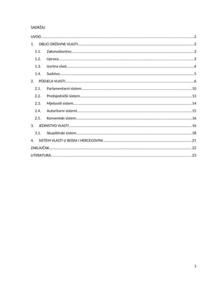 Oblici drzavne vlasti