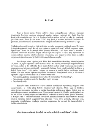 Stres i radni učinak