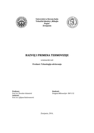 Razvoj i primena termovizije