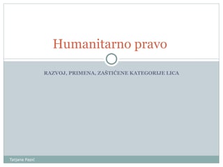 Humanitarno pravo