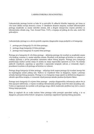 Laboratorijska dijagnostika