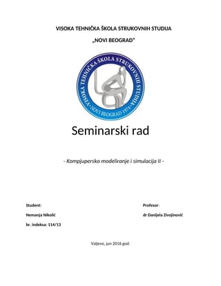 Izrada spoljašnjeg žljeba struganjem