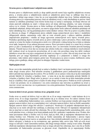 Stvarno pravo-skripta