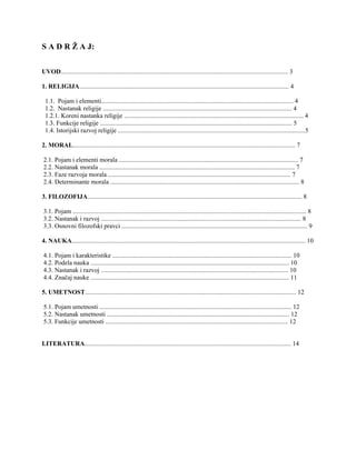 Religija, moral, filozofija