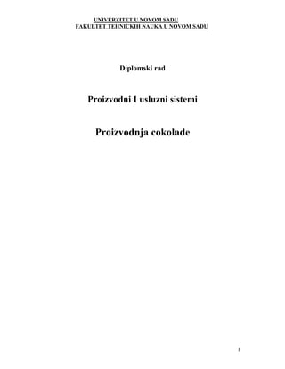 Proizvodnja čokolada