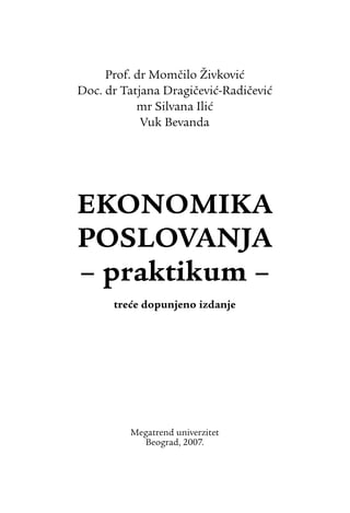 Ekonomika poslovanja – praktikum