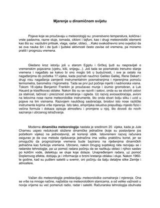 Merenje u dinamickom svetu