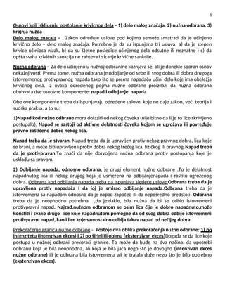 Krivicno pravo drugi kolokvijum