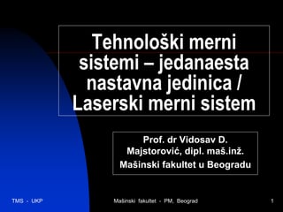 Laserski merni sistemi