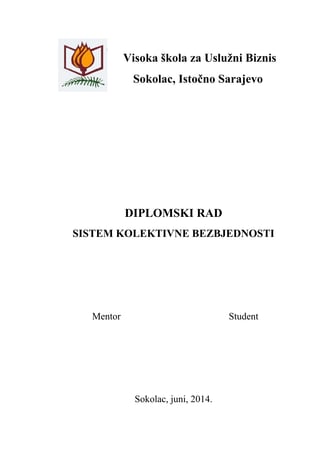 Sistem kolektivne bezbednosti