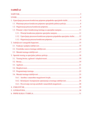 Kondiciona priprema policije