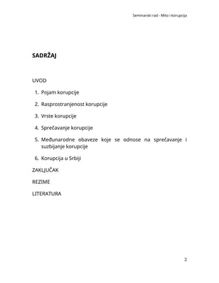 Mito i korupcija – Poslovna etika i veštine komunikacije