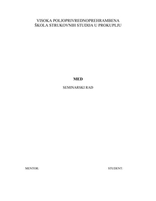 Sastav, vrste i lekovita svojstva meda