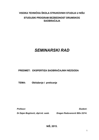 Preticanje i obilazenje