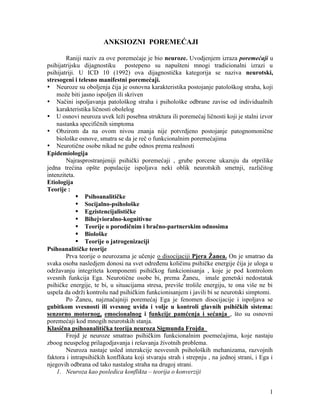 Anksiozni poremećaji