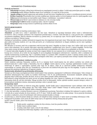 Novinarstvo i štampani mediji-skripta