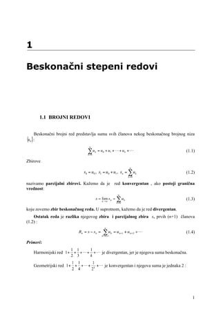 Beskonacni brojni red