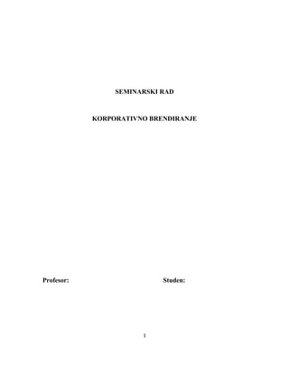 Korporativno brendiranje