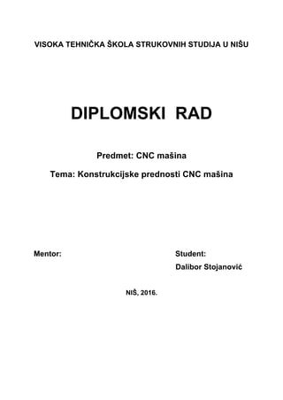 Konstrukcijske prednosti CNC mašina