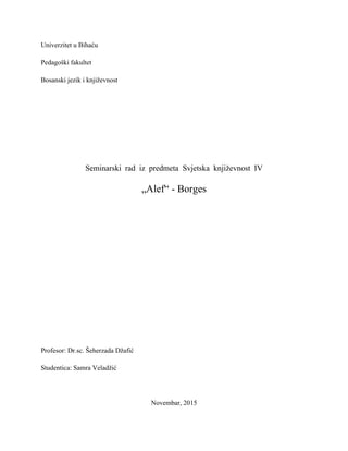 „Alef“ – Borges