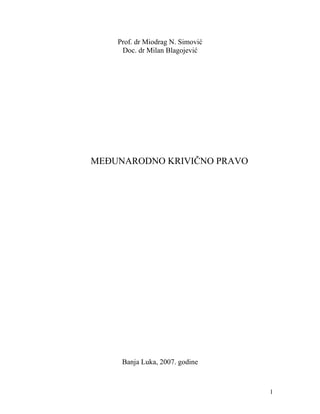 Međunarodno krivično pravo