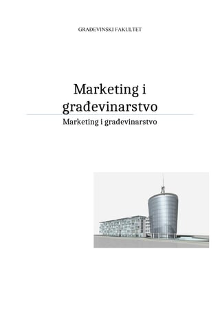 Marketing i građevinarstvo