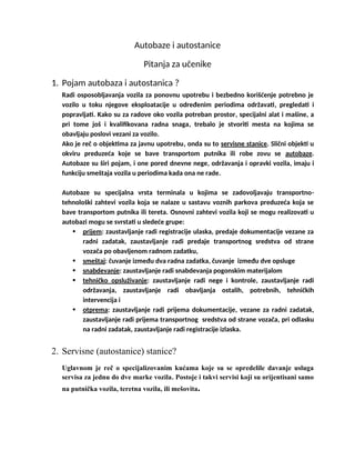 Autobaze i autostanice