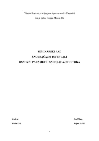 Saobraćajni intervali