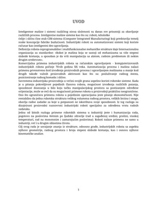 Struktura, kinematika, pogoni i upravljenje