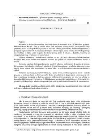 Korupciji u policiji