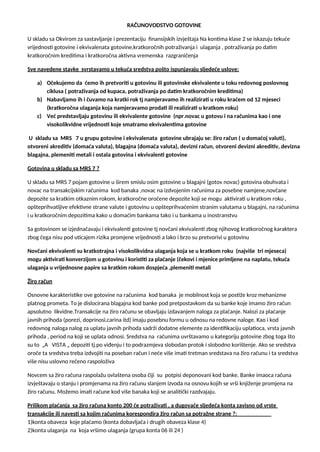 Računovodstvo gotovine