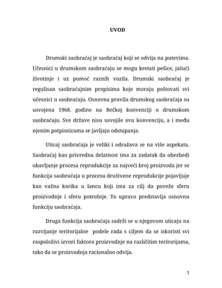Analiza drumskog saobraćaja u Srbiji: razvoj i modernizacija