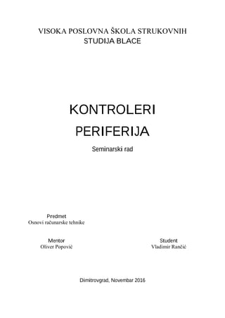 Kontroleri periferija